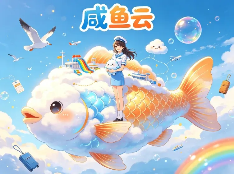 咸鱼云机场宣传图,本页为第三方整理页